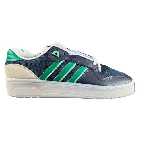 Adidas Rivalry Low Shadow Navy Green Grey Shoes FZ6326 Men`s Size 11.5 - Blue