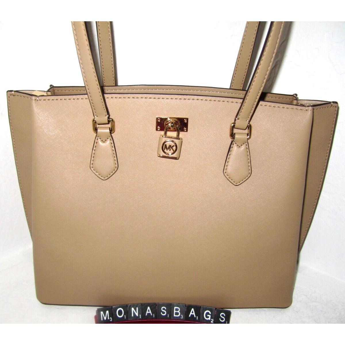 Michael Kors Ruby Large Top Zip Leather Tote