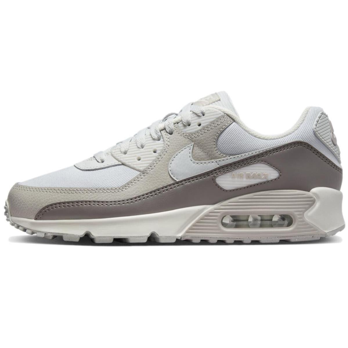 Size 8 - Nike Men`s Air Max 90 `light Iron Ore` Shoes DZ3522-003 - Gray