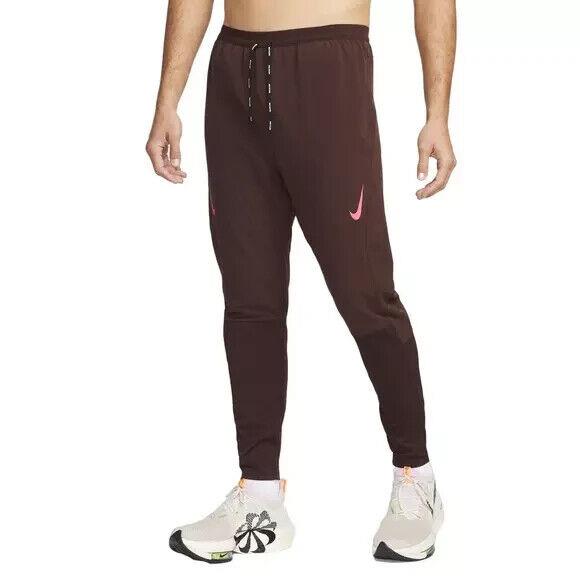 Nike Dri-fit Adv Aeroswift Running Racing Pants Mens XL DM4615-227 Brown Pink