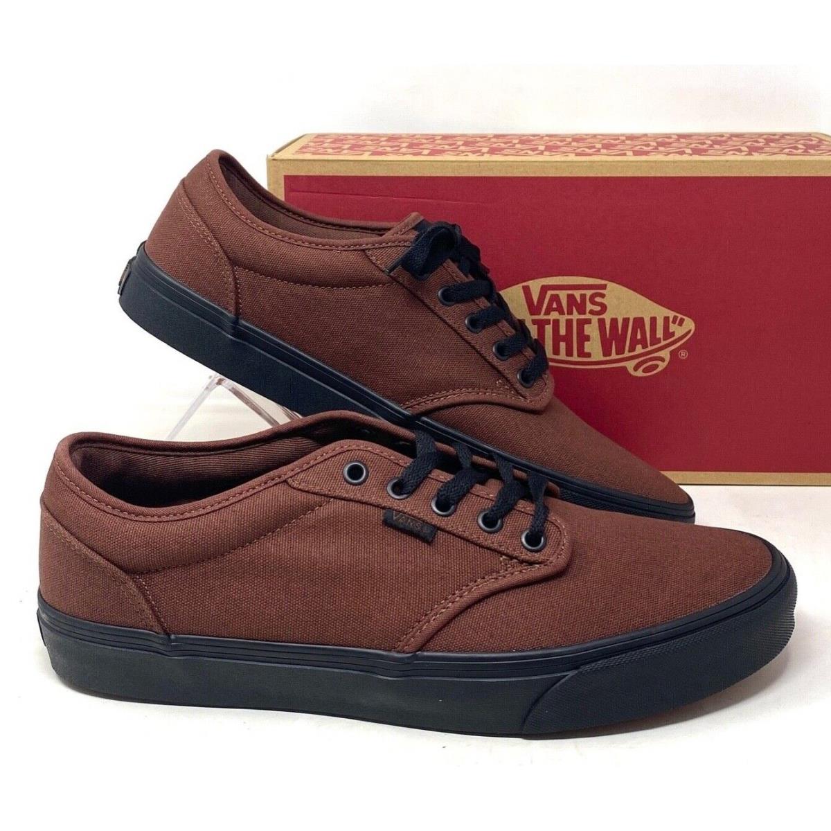 Vans Atwood Mixed Canvas Root Beer Men`s Size Shoes Low Top Sneakers VN0A327LHCV