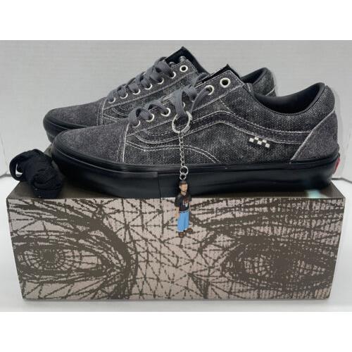 Vans Skate Old Skool Shoes W/extra Black Laces Quasi Asphalt Men Size 8.5