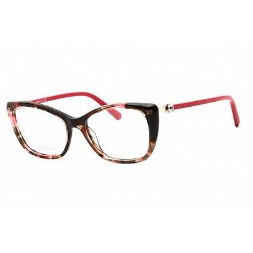 Swarovski SK5416 055 Eyeglasses Colored Havana Frame 53mm