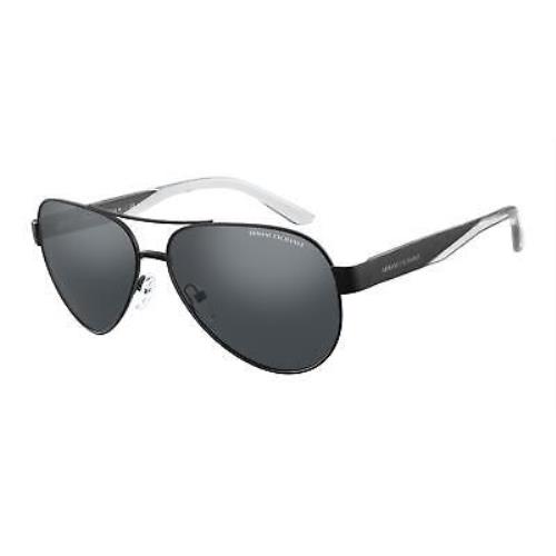Armani Exchange 2034S Sunglasses 60636G Black