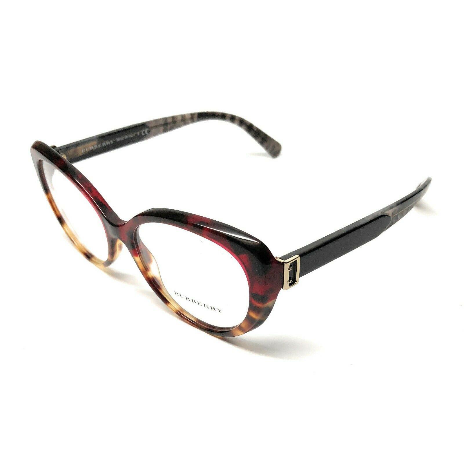 Burberry B 2251 3635 Burgundy Women`s Eyeglasses Frame 53-16