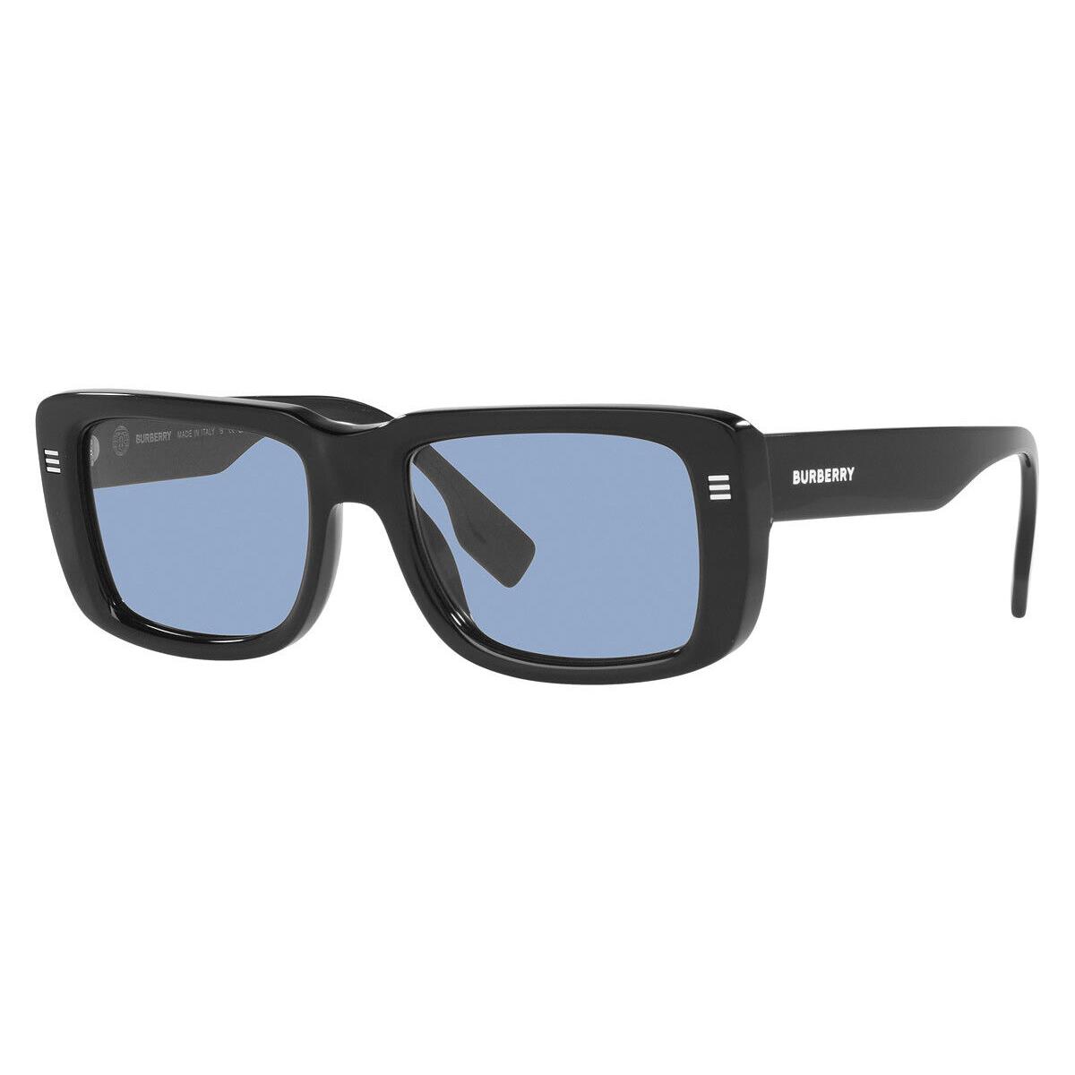 Burberry Jarvis BE4376U Sunglasses Black Light Blue 55mm