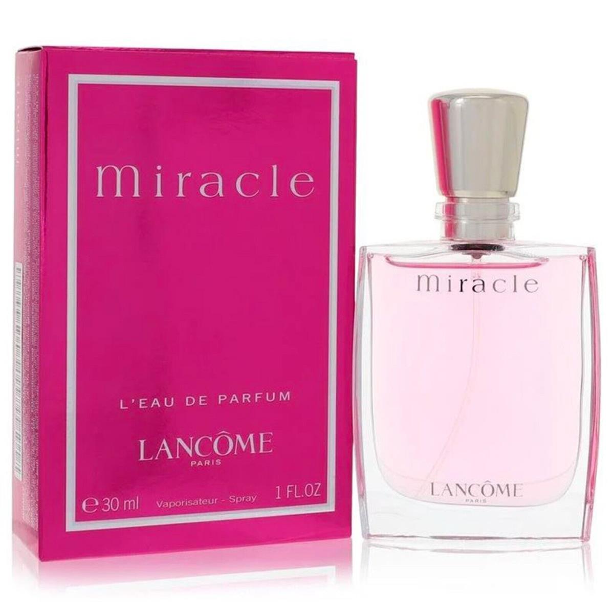 Miracle Perfume by Lancome Women Fragrance Eau De Parfum Spray 1 oz 30 ml Edp