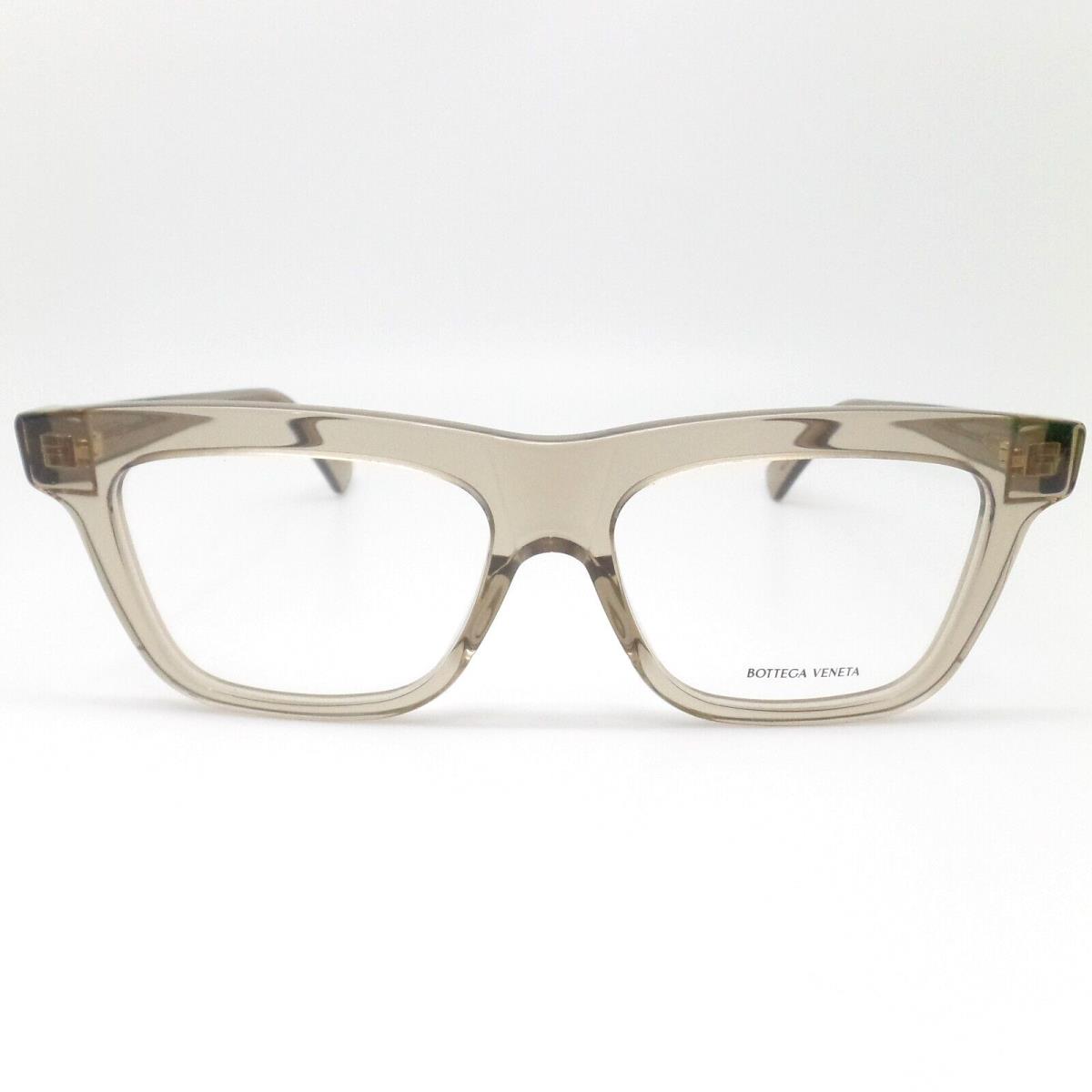 Bottega Veneta BV1227O 004 Transparent Brown 54mm Rx Frames