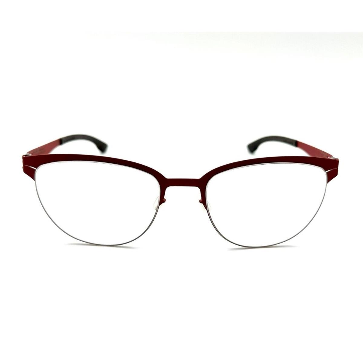 ic Berlin The Ingenue Eyeglasses Carmine Red/nougat / Rx-clear Lens 53mm