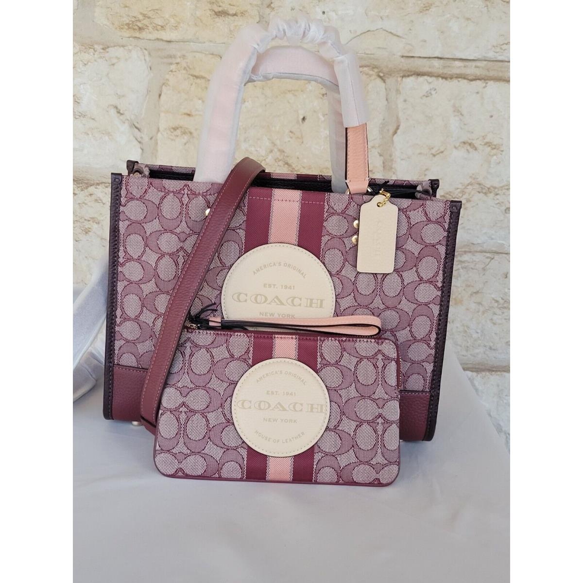 NWT-Coach Dempsey Carryall In Signature Jacquard Wine hotsell Multi