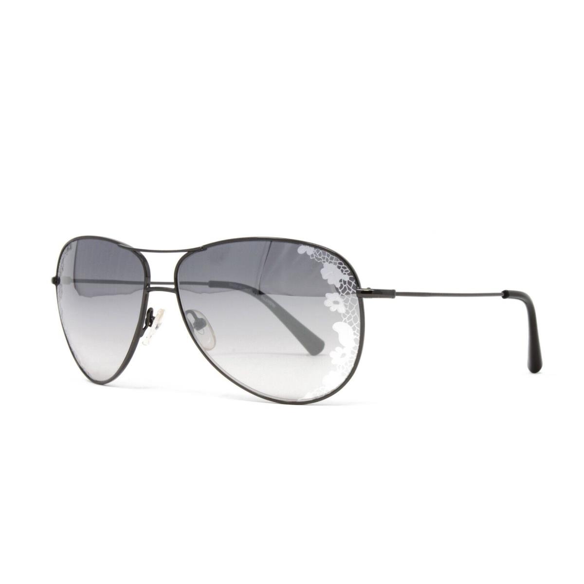 Valentino Sunglasses Women`s Aviator V101S 060 Dark Gunmetal 60mm Mirrored Lens