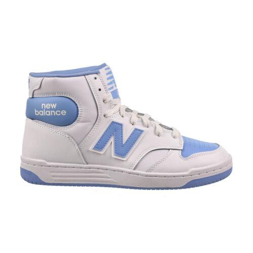 New Balance BB480 Hi Men`s Shoes White-blue BB480-SCC
