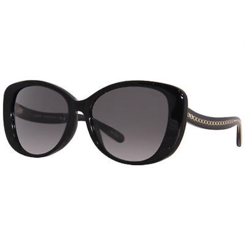 Coach C6183 HC8322F 50028G Sunglasses Women`s Black/light Grey Gradient 56mm