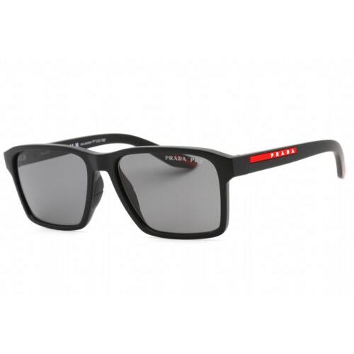 Prada Sport PS05YS-DG002G-58 Sunglasses Size 58mm 145mm 17mm Black Men - Frame: black, Lens: grey
