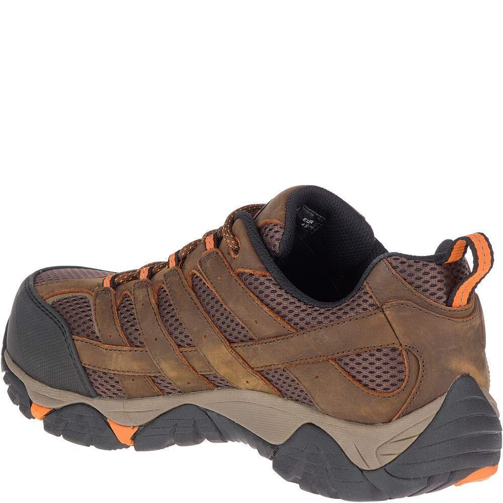 Merrell - Men`s Moab Vertex Vent Composite Toe Construction Shoe Clay 10 Wide