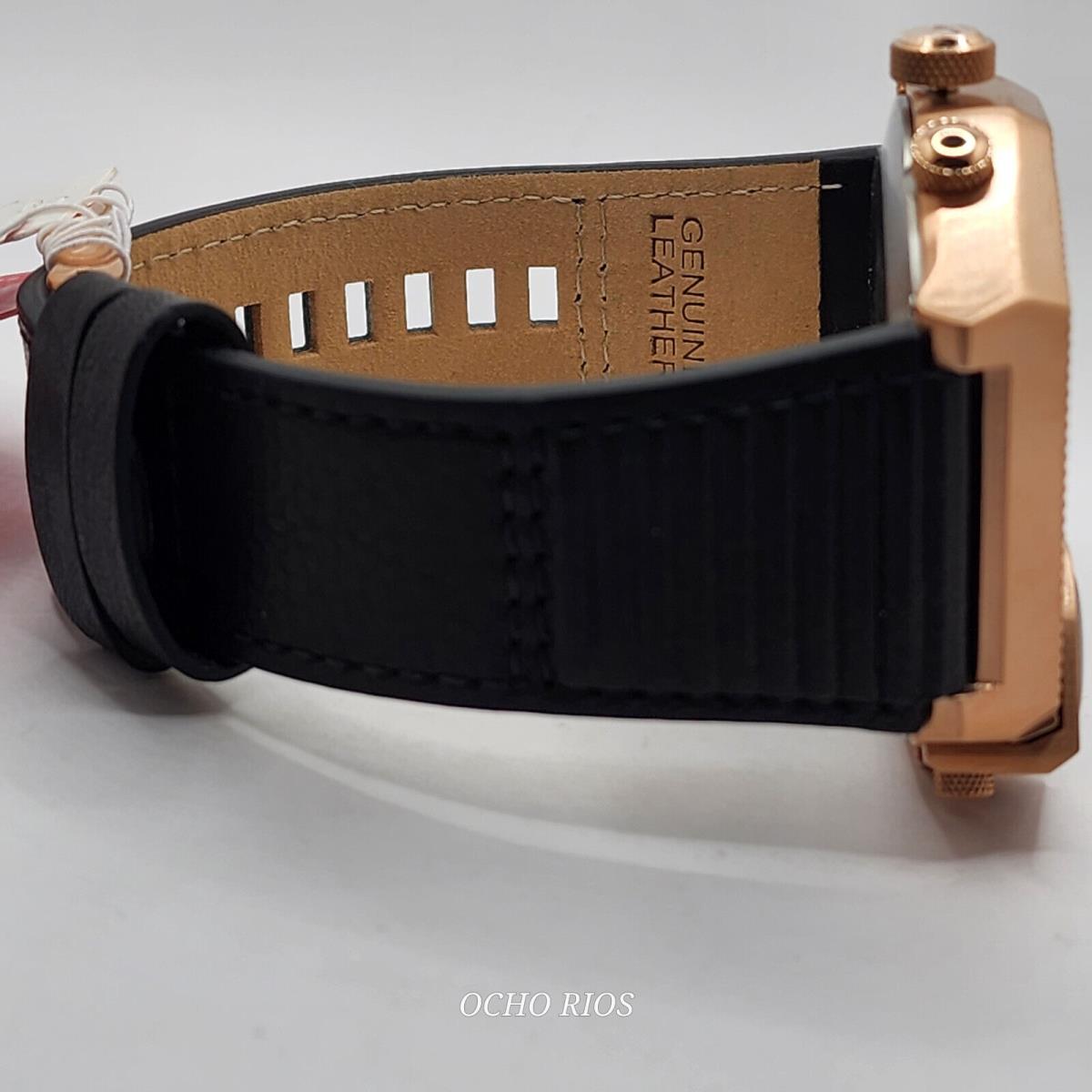 Diesel Men`s watch | Diesel DZ7475 Leather - Sideshow - Black Chronograph Fash Brands Watch