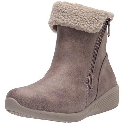 Skechers Women`s Ankle Bootie Boot Ankle Bootie Taupe Size 11 Water Resist