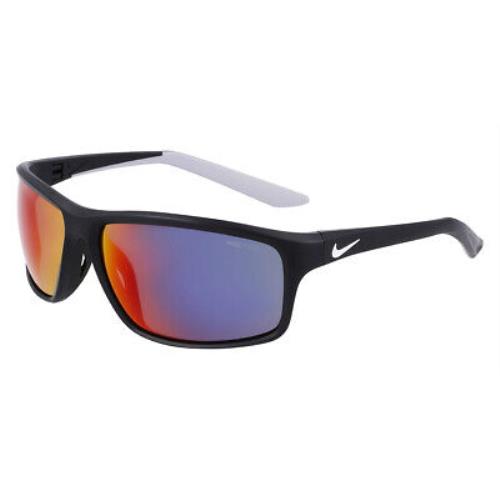 Nike Adrenaline 22 E DV2154 Sunglasses Rectangle 64mm - Frame: Matte Black / Field Tint, Lens: