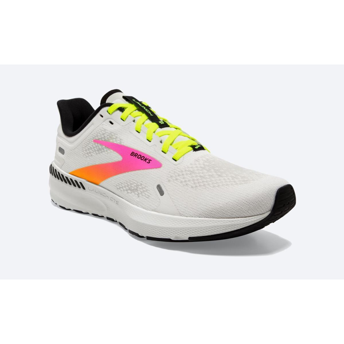 Women Brooks 120374 148 Launch Gts 9 Running Speed White/pink Shoe Sneakers
