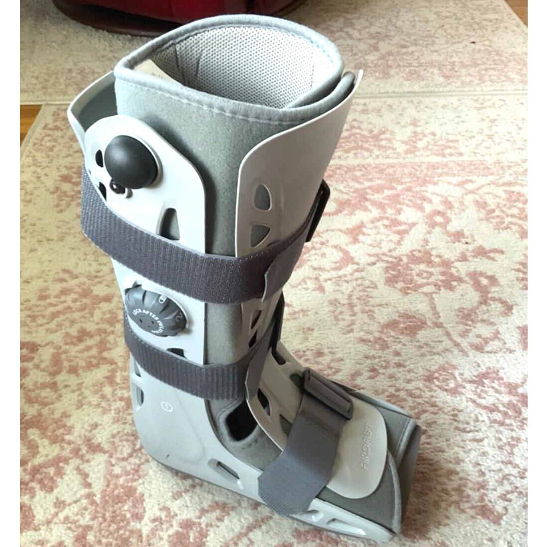 Aircast Air Pump Ankle Medical Boot Walking Cast Foot Injury Brace - Size: Large