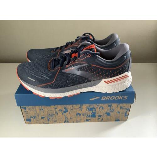 Brooks Adrenaline Gts 21 Men s Running Shoes - Multicolor - Sz 9.5 Wide 2E