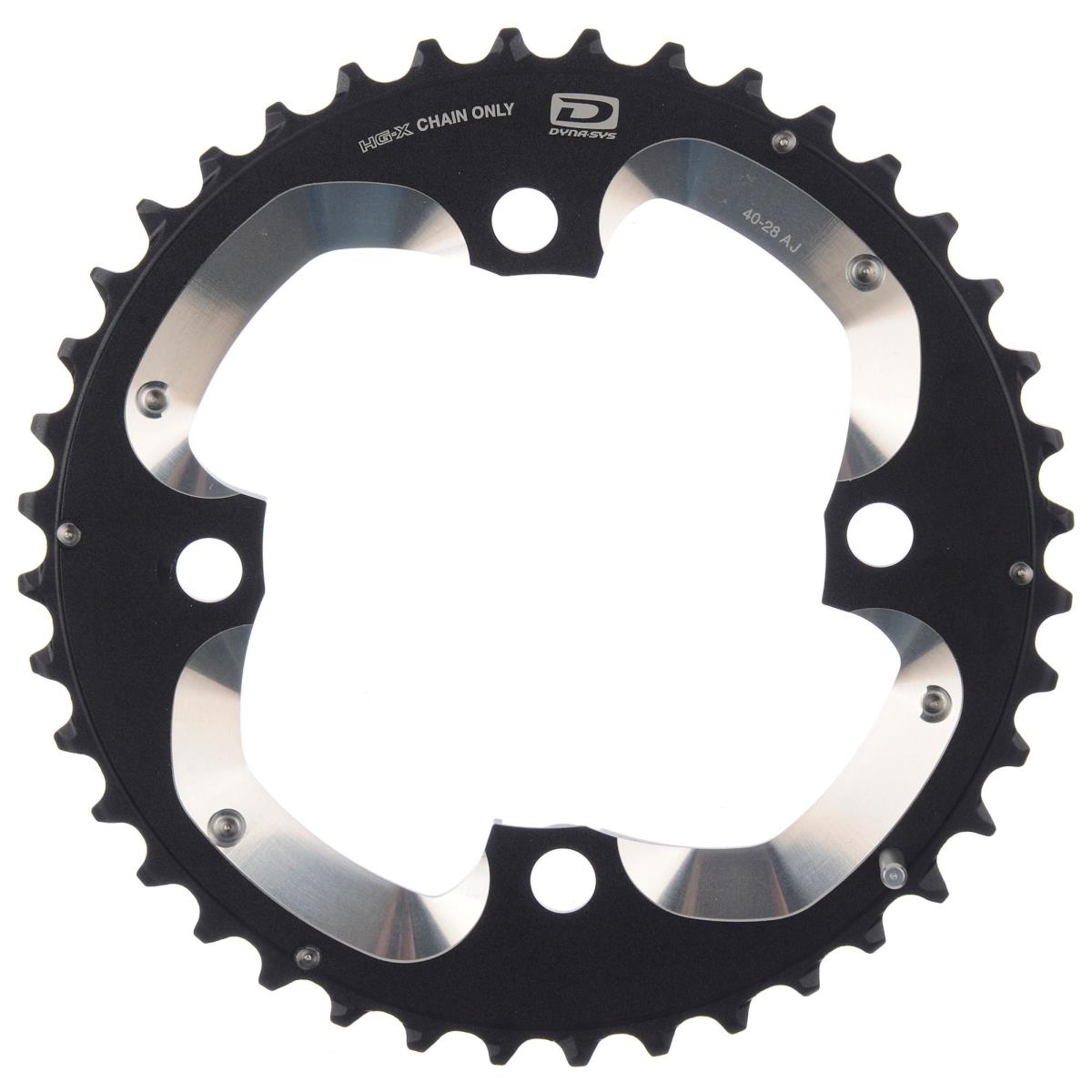 Shimano XT FCM785 10 Spd Double Chainring - Black