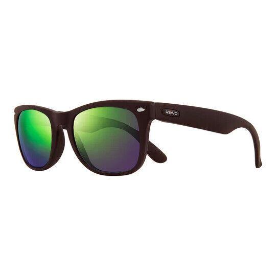 Revo Forge Superflex Polarized Sunglasses - RE 1096 02GN/MatteBrown/Evergreen