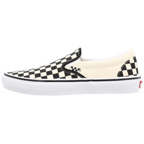 Vans Classic Slip-on Skate Canvas Shoes Mens Womens Pro Skateboard Sneaker Checkerboard Black/Off White