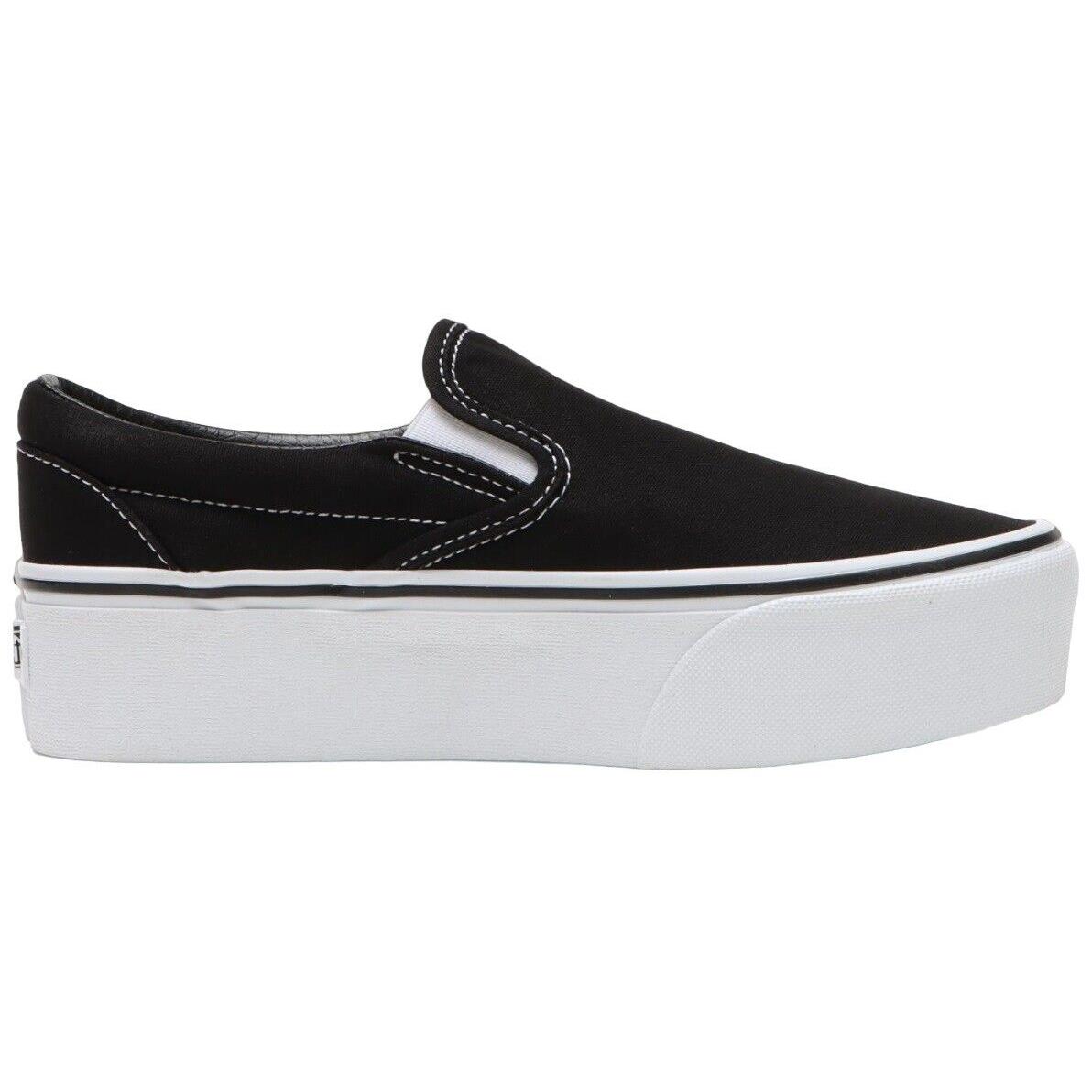 Vans Classic Slip-on Stackform Shoes Mens Womens Canvas Platform Sneakers