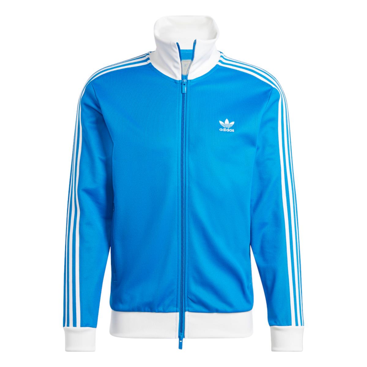 Men`s Adidas Originals Adicolor Classics Beckenbauer Jacket Pants Track Suit Blue