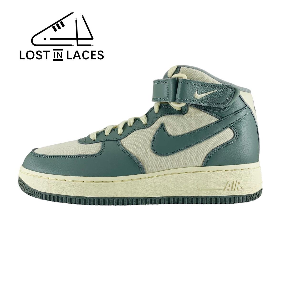 Nike Air Force 1 Mid `07 LX Nbhd Mica Green Sneakers Men`s Shoes FB2036-100