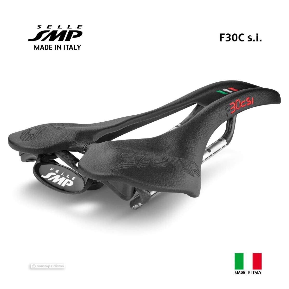 Selle Smp F30Csi Carbon Saddle : Black - Made IN Italy