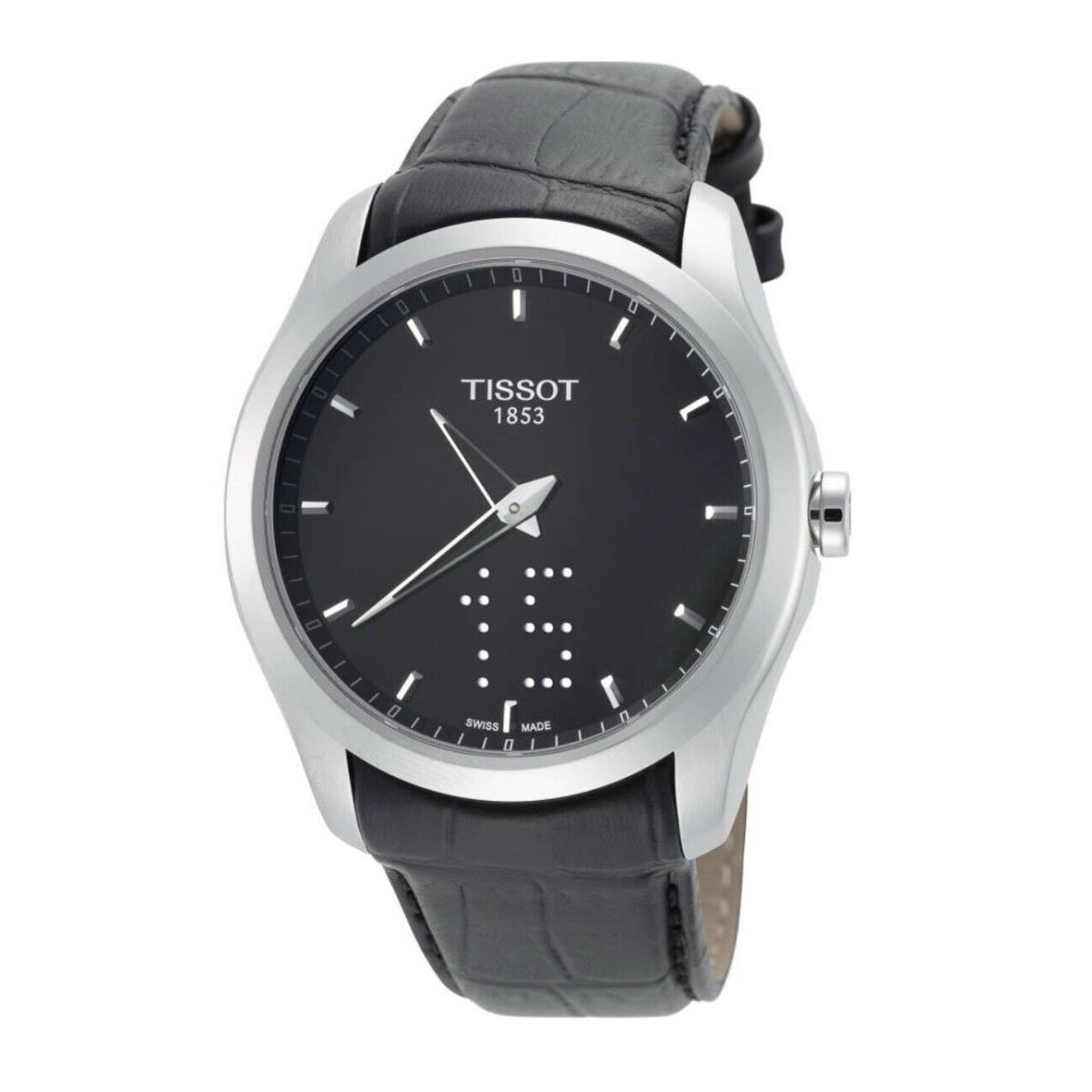 Tissot Men`s Couturier Swiss Black Dusk Men s Watch T035.446.16.051.01 - Dial: Black, Band: Black, Bezel: Silver