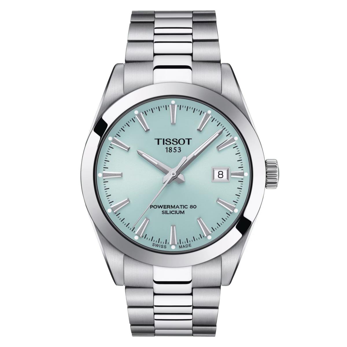 Tissot Gentleman Powermatic 80 Silicium Ice Blue Watch T127.407.11.351.00