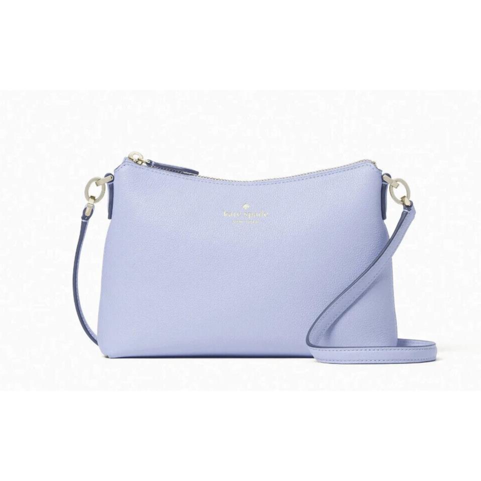 New Kate Spade Bailey Leather Crossbody Bag Viola Flower