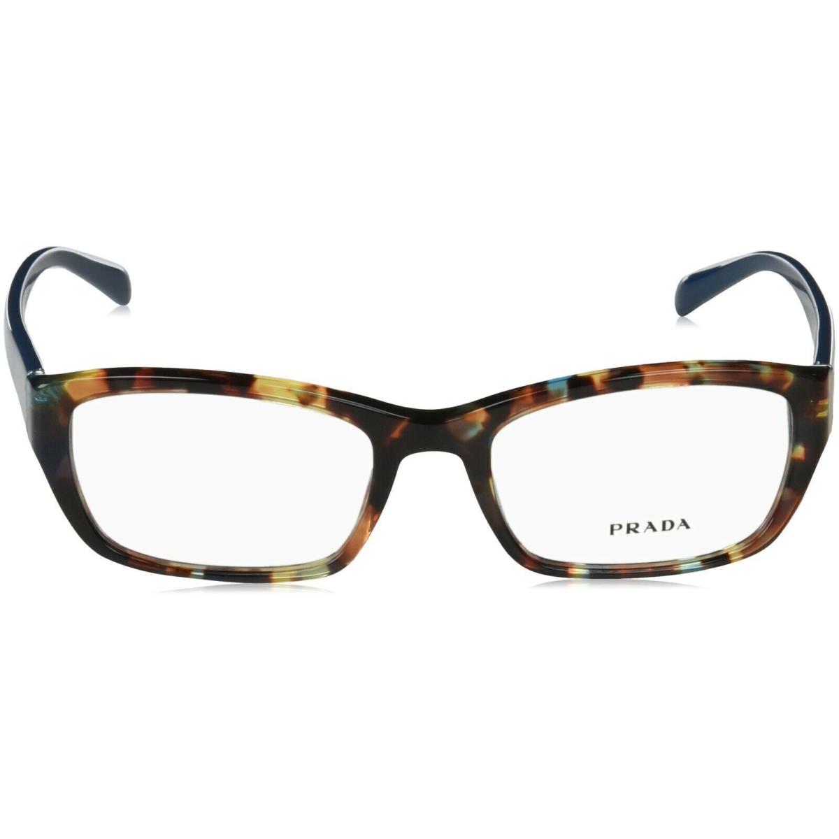 Prada Eyeglasses Havana Spotted Blue 0PR18OV NAG1O1 52