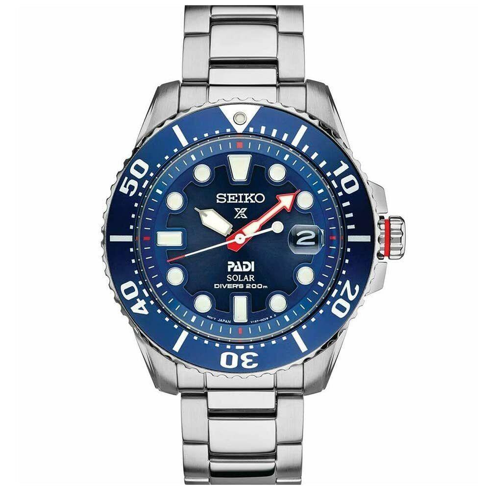 Seiko SNE549 Prospex Men`s Watch Silver-tone 43.5mm Stainless Steel