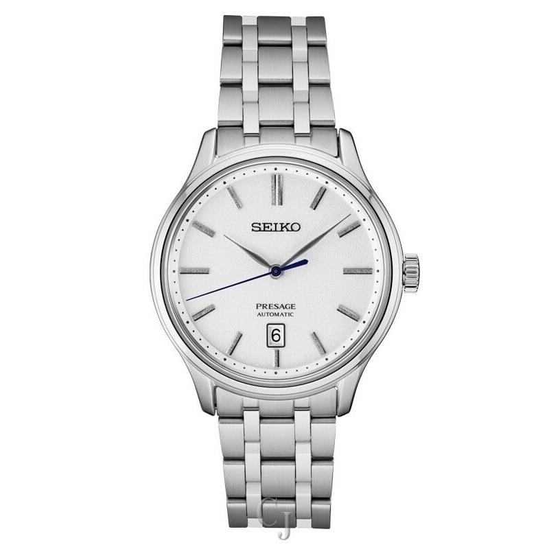 Seiko Presage White Dial Men S Watch SRPD39