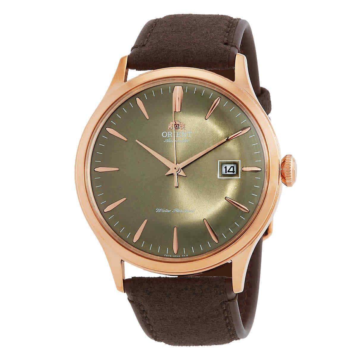 Orient Bambino Version 4 Automatic Brown Dial Men`s Watch RA-AC0P04Y10B