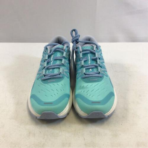 Salomon Sonic 4 413020 Womens Turquoise White Lace Up Running Shoes Size 10