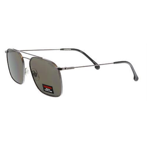 Carrera CA186S 0V81 IR Ruthenium Black Rectangle Sunglasses