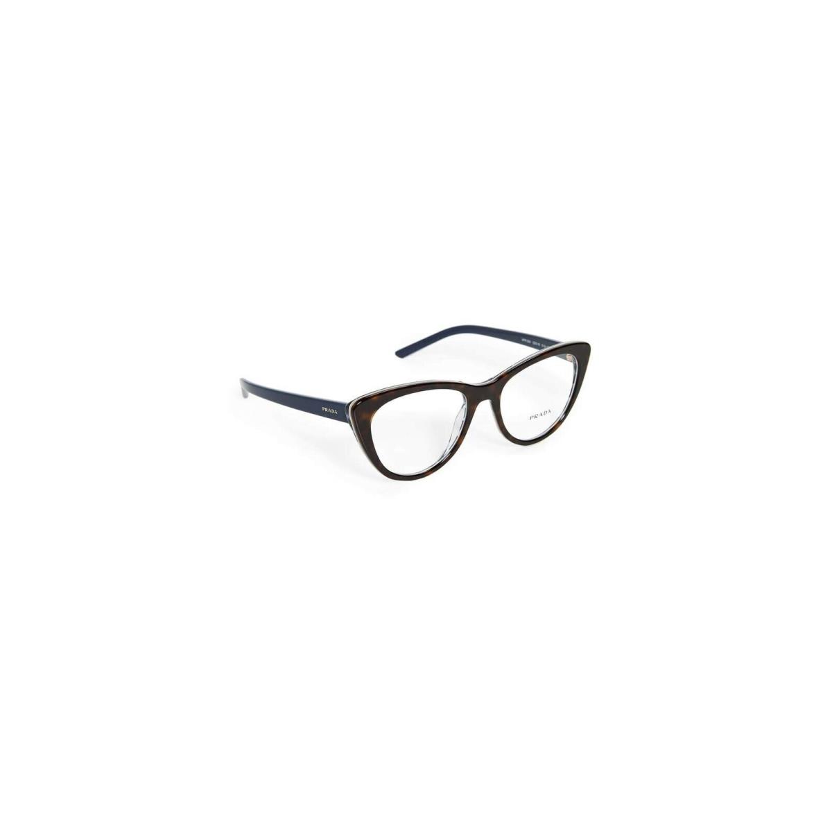 Prada 0PR05XV 512101 53mm Women`s Classic Cat Eye Glasses Dark Havana Brown