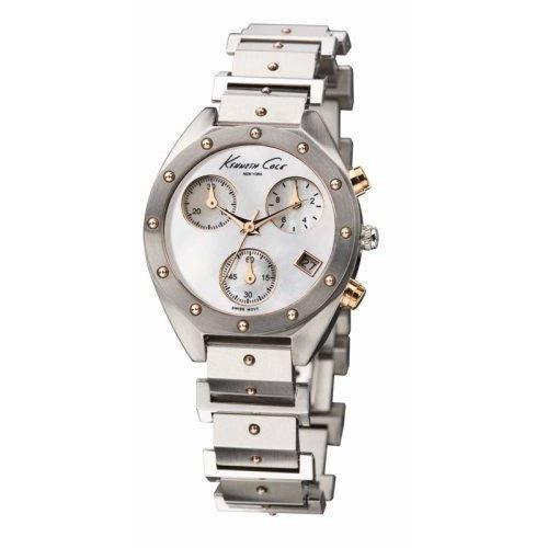 Kenneth Cole KS4014 Rose Gold Chronograph Women`s Watch Great Gift