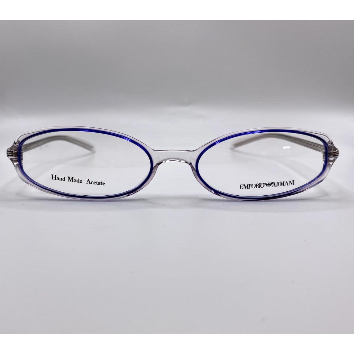 Emporio Armani EA9017 7X3 Clear/purple Oval Plastic Eyeglasses Frame 51-17-135