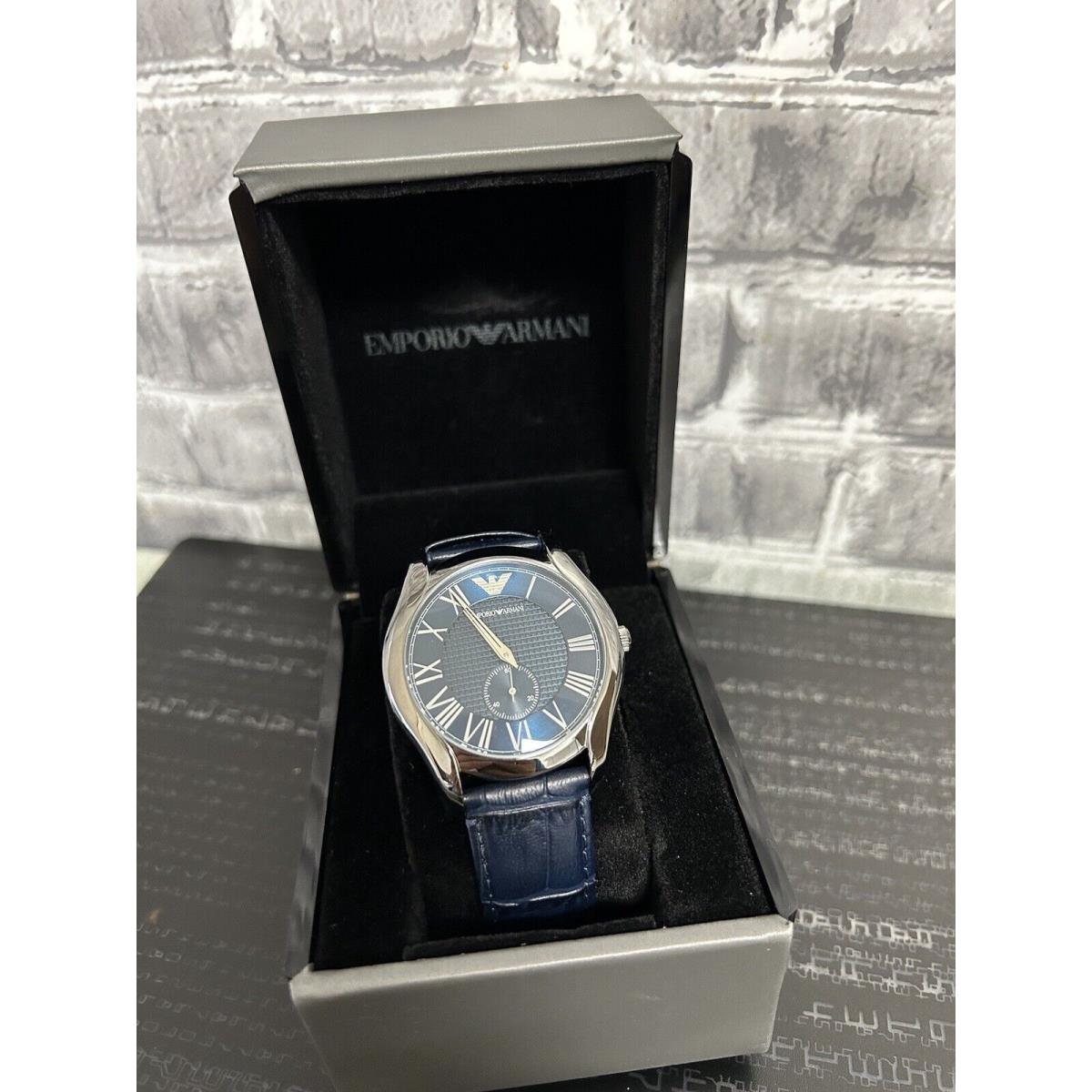 Emporio Armani AR1986 Navy Blue Analogue Mens` Watch