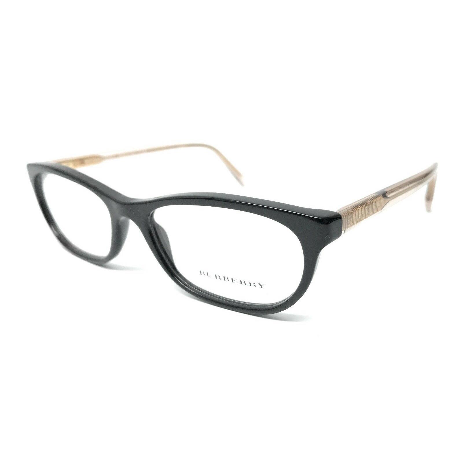 Burberry BE2180 3507 52MM Black/gold Eyeglasses Rx-able Italy