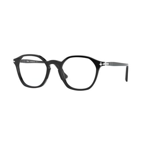 Persol Unisex Eyeglasses PO3238V 95 Black Demo Lens 48mm