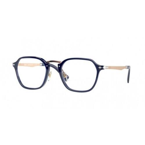 Persol Eyeglasses PO3243V 181 50 Blue Square Unisex Optical Frame