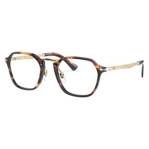 Persol PO3243V 108 48 Havana Square Rectangle 48mm Men`s Eyeglasses