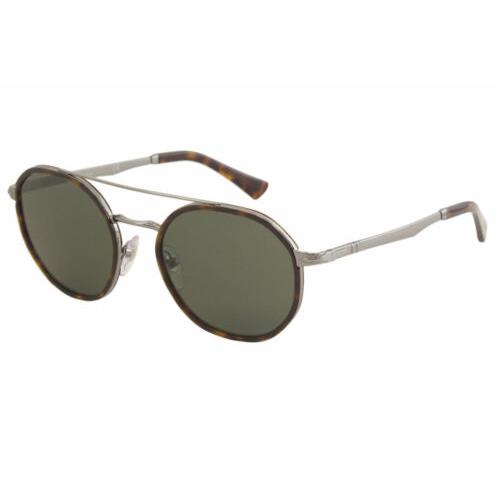 Persol PO2456S PO/2456/S 513/31 Gunmetal/havana Lenses Pilot Sunglasses 53mm